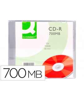 CD-R q-connect capacity 700mb duration 80min speed 52x slim box