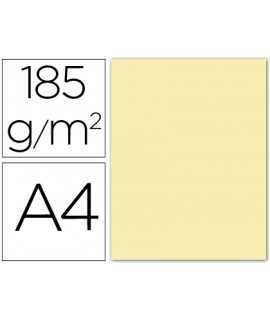 Cardboard Guarro Din A4 Cream 185 gr Pack 50 Sheets