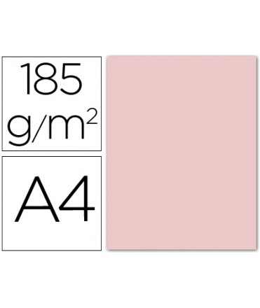 cardboard din a4 pink 185 gr pack 50 sheets