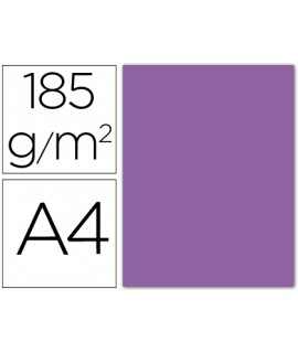 Cardboard Guarro Din A4 Violet 185 gr Pack 50 Sheets