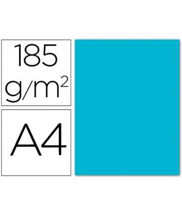 Cardboard Guarro Din A4 Turquoise Blue 185 gr Pack 50 Sheets