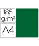 Cardboard Guarro Din A4 Fir Green 185 gr Pack 50 Sheets