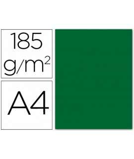 Cardboard Guarro Din A4 Fir Green 185 gr Pack 50 Sheets