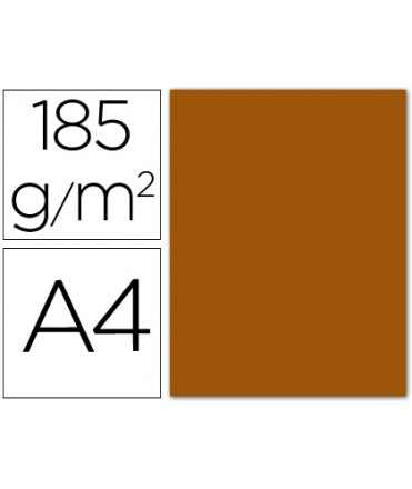 Cardboard Guarro Din A4 Chocolate Brown 185 gr Pack 50 Sheets