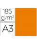 Cardboard Guarro Din A3 Orange 185 gr Pack 50 Sheets
