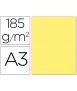 Cartulina guarro din a3 amarillo 185 gr paquete de 50 hojas