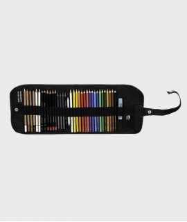 Roll-up case Koh I Noor, 37 watercolor colors