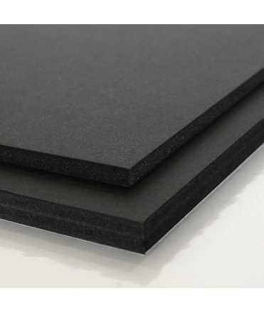 Cartón pluma 70x100 cm, 5mm. Color negro. 5 unidades