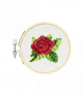 Kit punt de creu Rosa 