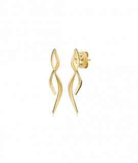 Small Delta earrings, gold