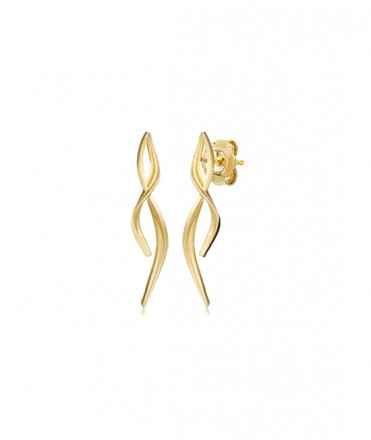 Small Delta earrings, gold