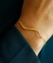 Delta bracelet, gold