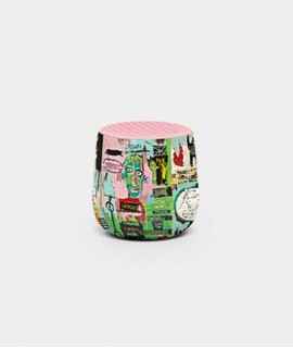 Mino+ speaker Lexon x Jean-Michel Basquiat, pink