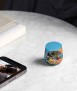 Altavoz Mino+ Lexon x Jean-Michel Basquiat, azul