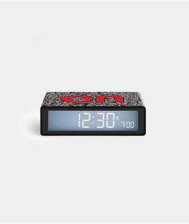 Rellotge Flip+ Lexon x Keith Haring Love, negre 