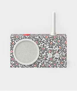 Radio Tykho 3 Lexon x Keith Haring Love, blanc 