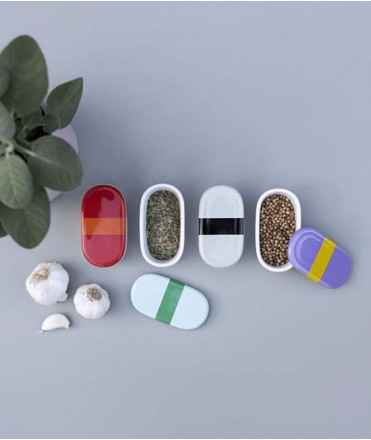 Capsa de porcellana, 4 u. 