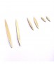 Earrings Medium wheat, gold