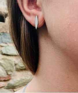 Earrings Medium wheat, silver