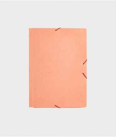 Carpeta amb solapes. Mida: 35x25 cm. Color cuir. Acabat mat