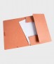 Carpeta amb solapes. Mida: 35x25 cm. Color cuir. Acabat mat