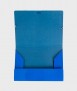 Carpeta amb solapes. Mida: 35x25 cm. Color blau. Acabat brillant