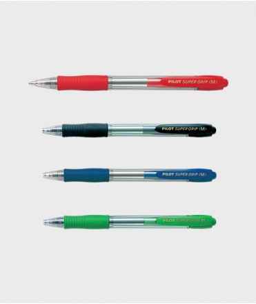 Bolígraf Pilot SuperGrip, 1 mm.