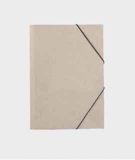 Carpeta de gomas. Medida: 31x23,3 cm. Color kraft