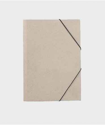 Carpeta de gomes. Mida: 31x23,3 cm. Color Kraft 