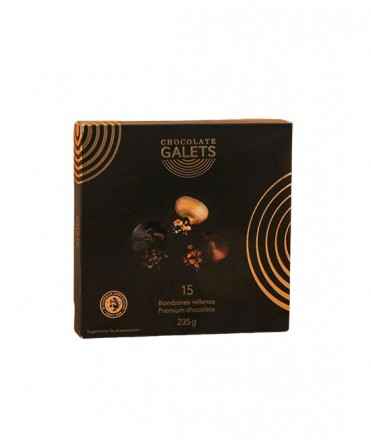 Caja con Galets de chocolate