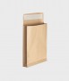 Autodex bag, kraft color. Dimensions: 25x35.3 cm.