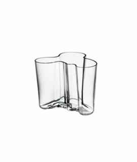 Vase Aalto. Transparent, 12 cm.