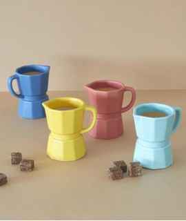 Moka coffee cup, 4 units.