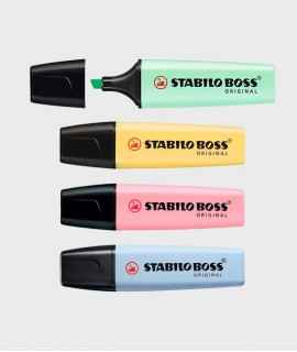 Marcador fluorescente Stabilo Boss pastel