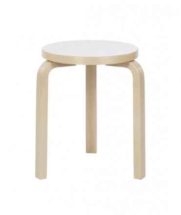 Tamboret Stool 60, blanc