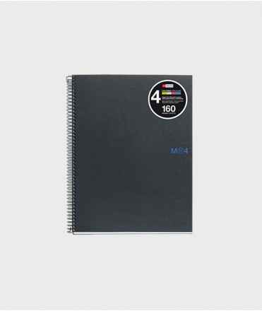 Llibreta Note Book 4, DIN A5. 2 forats. Acabat quadriculat