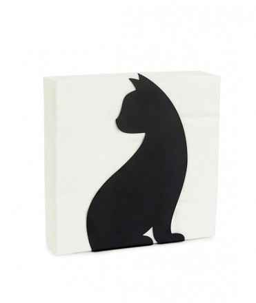 Feline napkin holder