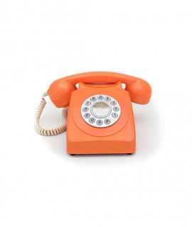 GPO 746PUSH Phone, Orange