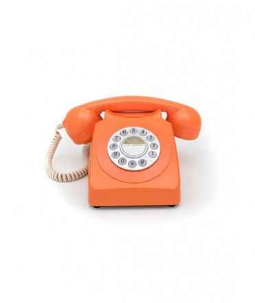 GPO 746PUSH Phone, Orange