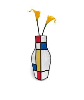 Jarrón de tela Mondrian