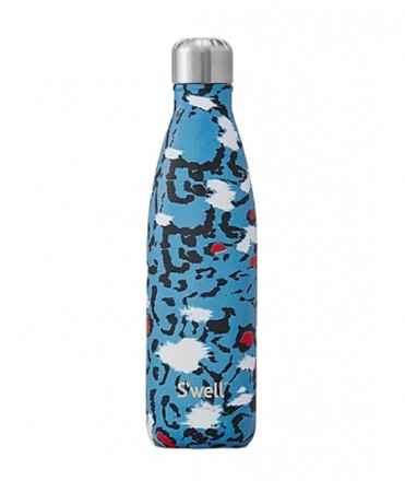 Botella S'Well Azure Leopard, 500ml.
