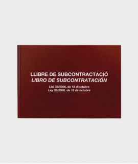 Llibre de subcontractació
