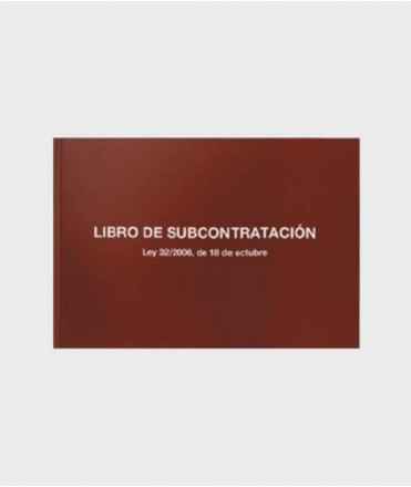 Llibre de subcontractació