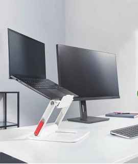Leitz Ergo Adjustable Laptop Stand, White