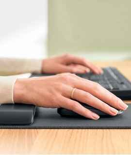 Leitz Ergo Mouse Mat, Dark Grey