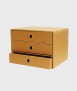 M 3-drawer Schwartz cardboard model. Kraft color