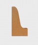 Cardboard magazine rack Schwartz, 35 cm. Kraft color