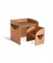 Children's cardboard desk Schwartz