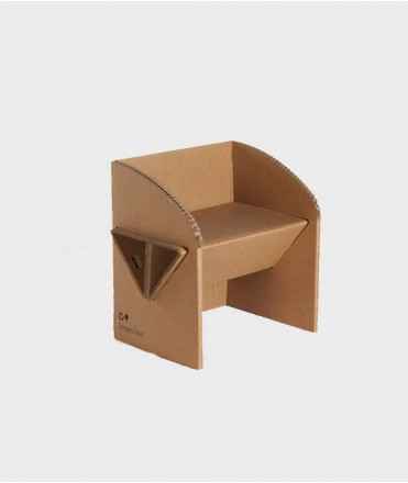 Cardboard children's chair Schwartz 