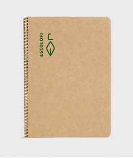 A4 recycled Escolofi notebook, grid